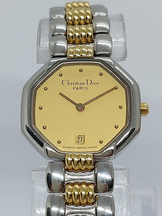 Christian Dior - Octagon Quartz Two-Tone - Ingen mindstepris - Kvinder - 1980-1989