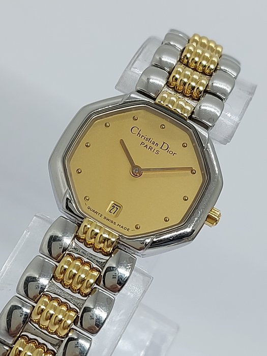 Christian Dior - Octagon Quartz Two-Tone - Ingen mindstepris - Kvinder - 1980-1989