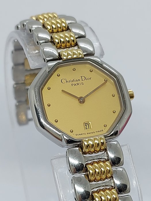 Christian Dior - Octagon Quartz Two-Tone - Ingen mindstepris - Kvinder - 1980-1989