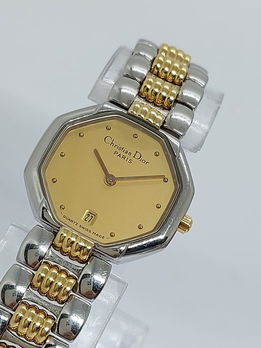 Christian Dior - Octagon Quartz Two-Tone - Ingen mindstepris - Kvinder - 1980-1989