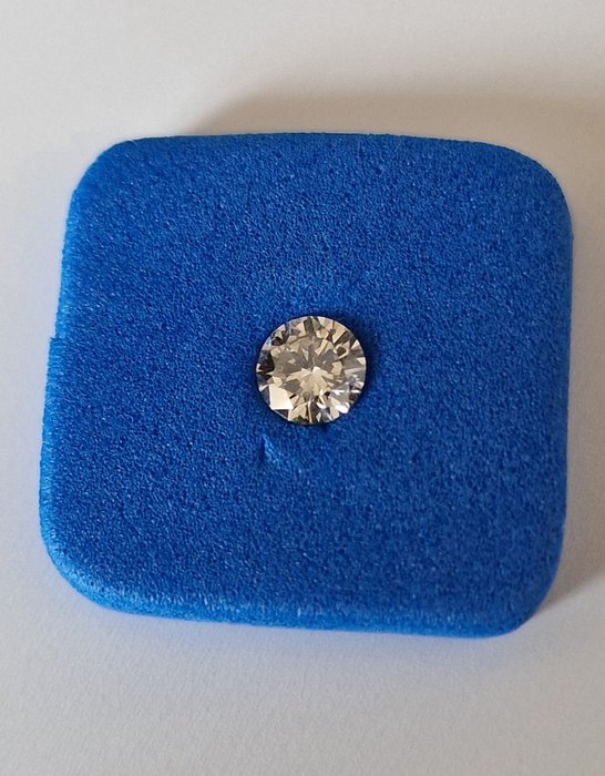 1 pcs Diamant  (Natur)  - 0.40 ct - Rund - K - SI1 - International Gemological Institute (IGI) - Premium diamant