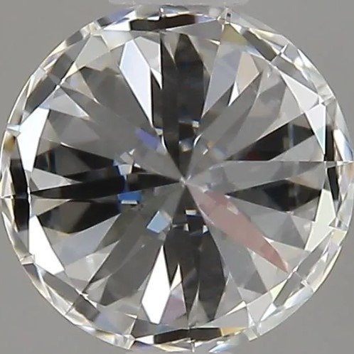 1 pcs Diamant  (Natur)  - 0.50 ct - Rund - D (farveløs) - IF - Gemological Institute of America (GIA) - *3EX*