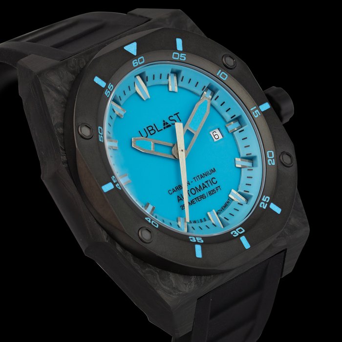 Ublast - Fusion Carbon  Titanium - Luminous Dial - UBFSN47BBU - Automatic - Mænd - Ny