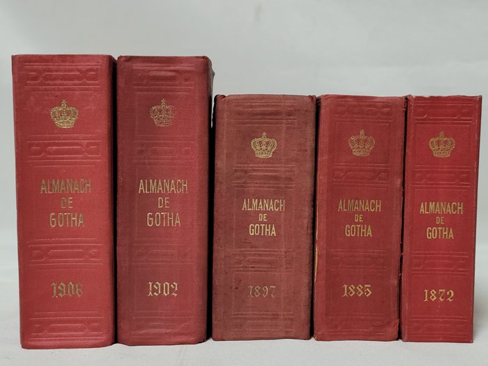 Divers - Almanach de Gotha (annuaire généalogique, diplomatique et statistique) - 1872-1906