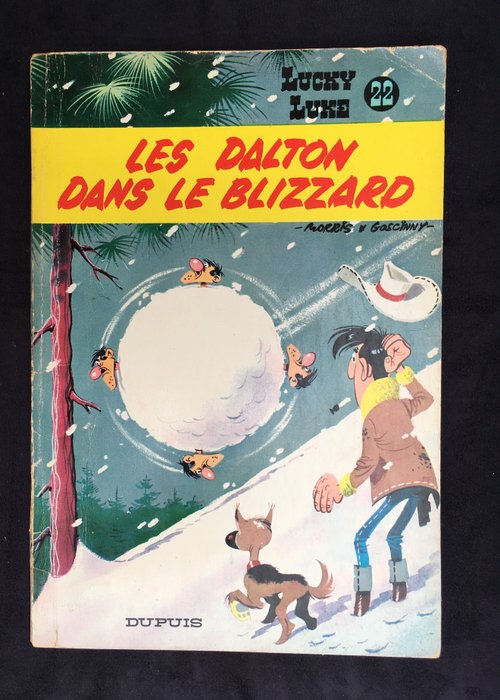 Lucky Luke T22 - Les Dalton dans le blizzard - B - 1 Album - Første udgave - 1963