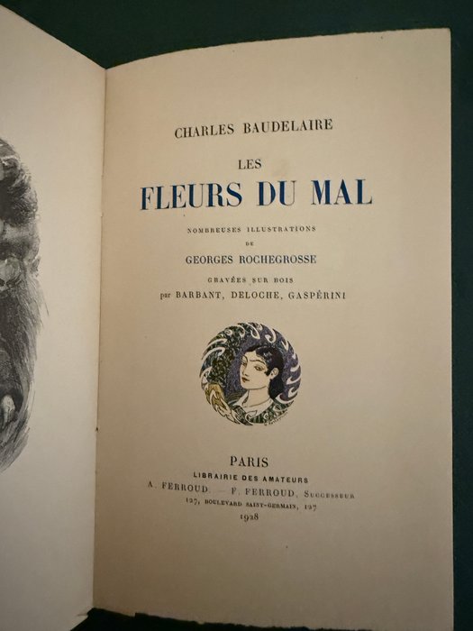 Baudelaire / Rochegrosse - Les Fleurs du Mal - 1928