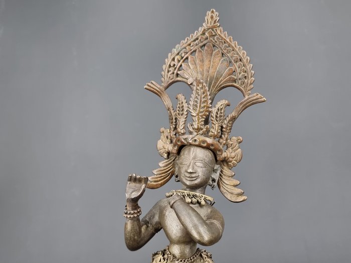 Krishna Velugopala – 35.5 - Bronze messing - Indien - 18./19. århundrede