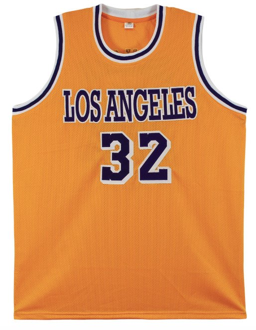 They Call Me Magic - NBA - Magic Johnson - Autograph Yellow Custom Basketball Jersey - With COA