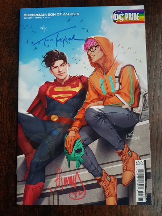 Superman: Son of Kal-El #5 - Inhyuk Lee Variant - Signed by Tom Taylor + COA - 1 Signed comic - Første udgave - 2022