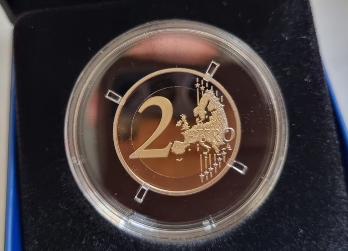 Frankrig 2 Euro 2019/2023 Proof (totaal 5 munten)  (Ingen mindstepris)