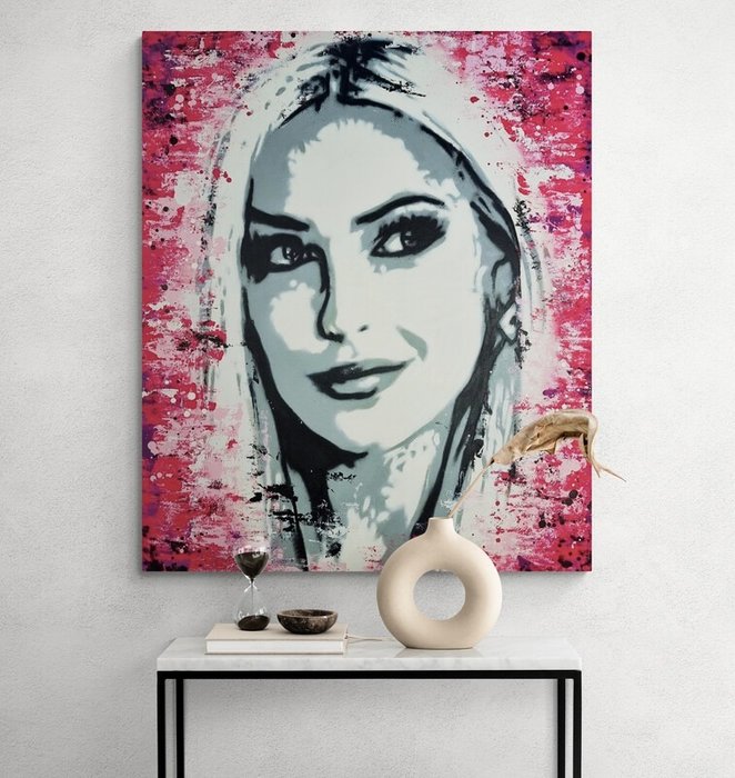 Asko - Katare - XXL Canvas - Woman portrait