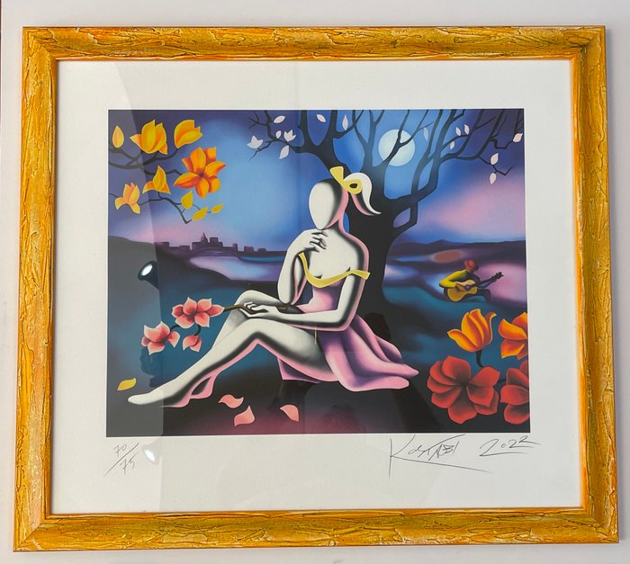 Mark Kostabi (1960) - Moonlight and Magnolia