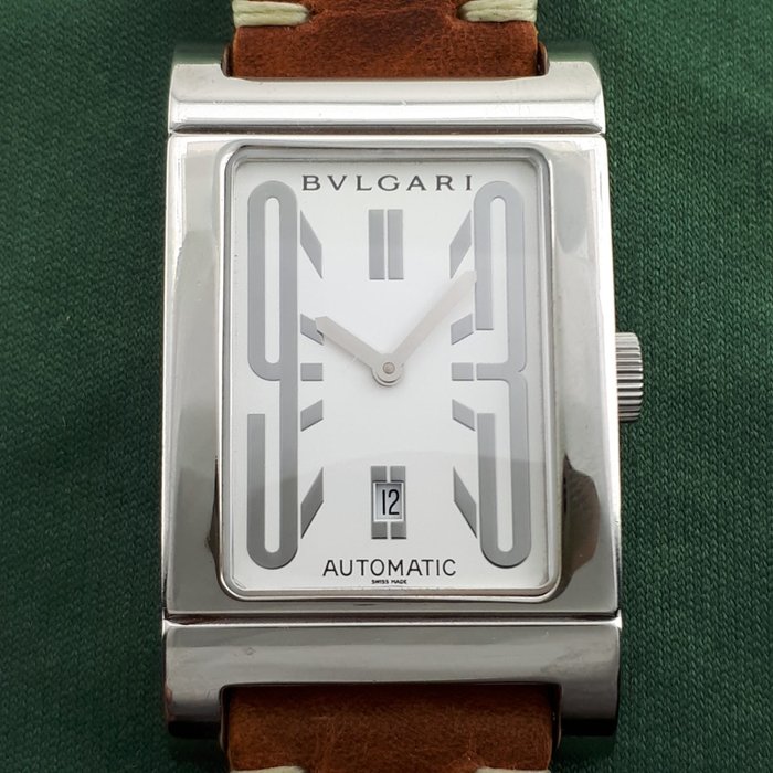 Bvlgari - Rettangolo Automatic - RT 45 S - Mænd - 2011-nu