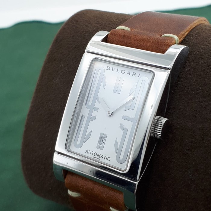 Bvlgari - Rettangolo Automatic - RT 45 S - Mænd - 2011-nu