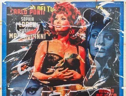 Mimmo Rotella (1918-2006) - Matrimonio all'Italiana