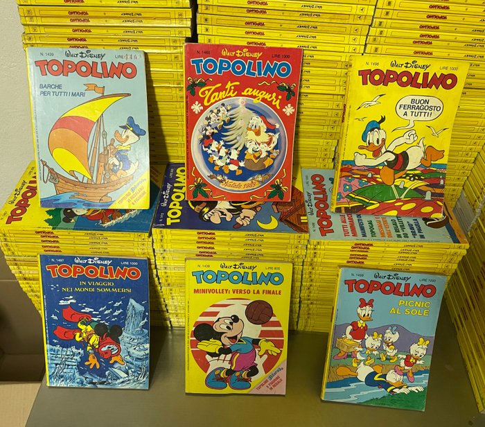 Topolino 1404/1499 - Sequenza semi completa - 86 Comic - Første udgave - 1982/1984