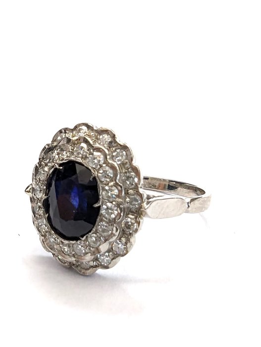 Ring Platin Safir