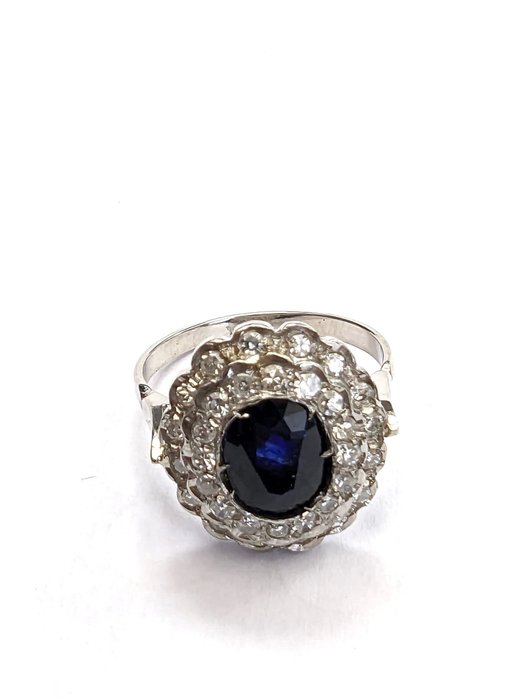 Ring Platin Safir