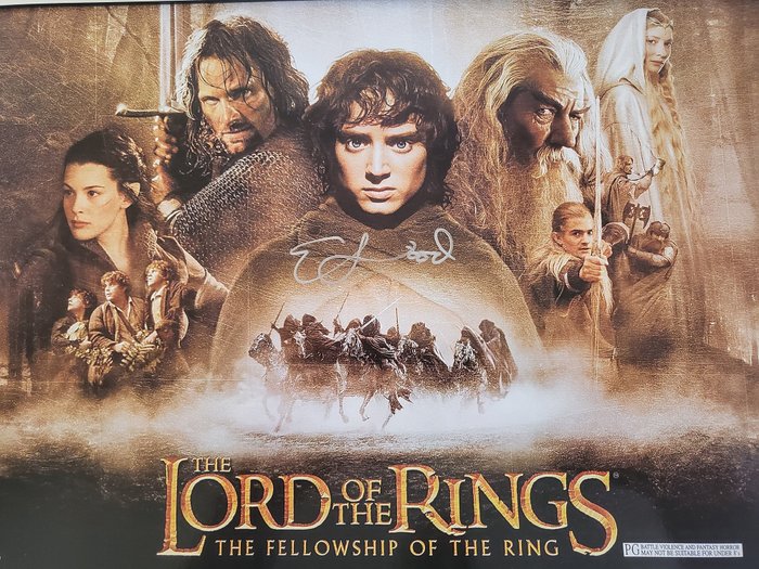 Lord of the Rings - Elijah Wood Signed Print , in person at event - with COA