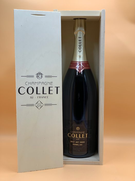 Collet, Art Déco - Champagne 1er Cru, Brut - 1 Dobbelt Magnum/Jeroboam (3,0 L)