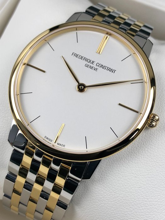 Frédérique Constant - Classic Slimline - FC-200V5S33B - Mænd - 2011-nu