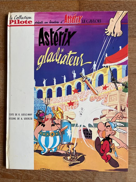 Asterix T4 - Astérix gladiateur - C - 1 Album - Første udgave - 1964