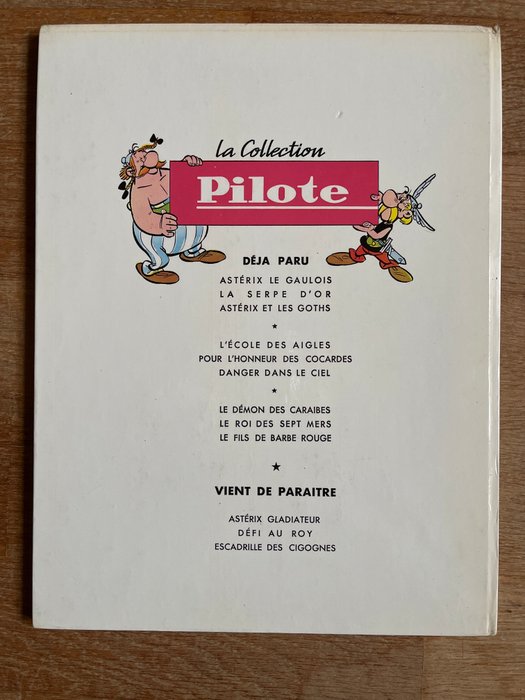 Asterix T4 - Astérix gladiateur - C - 1 Album - Første udgave - 1964