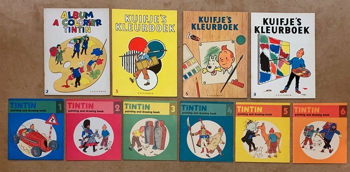 Tintin - 10 Malebøger