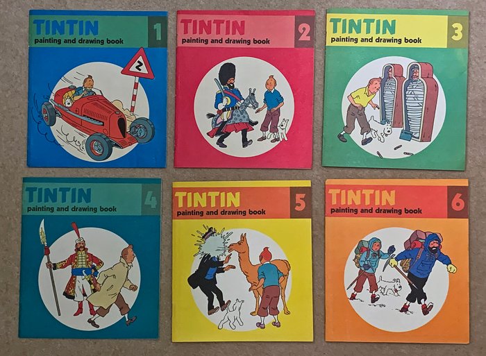 Tintin - 10 Malebøger