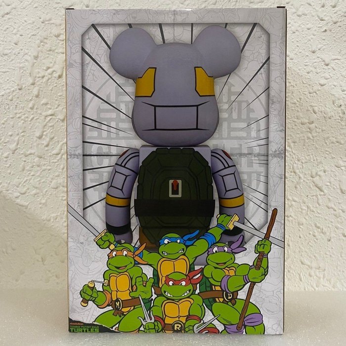 Medicom Toy Be@rbrick - Metalhead (Teenage Mutant Ninja Turtles) 400%  100% set Bearbrick