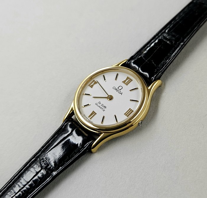 Omega - Ingen mindstepris - 591.0094.1 - Kvinder - De Ville Lady 18k GP (1979)