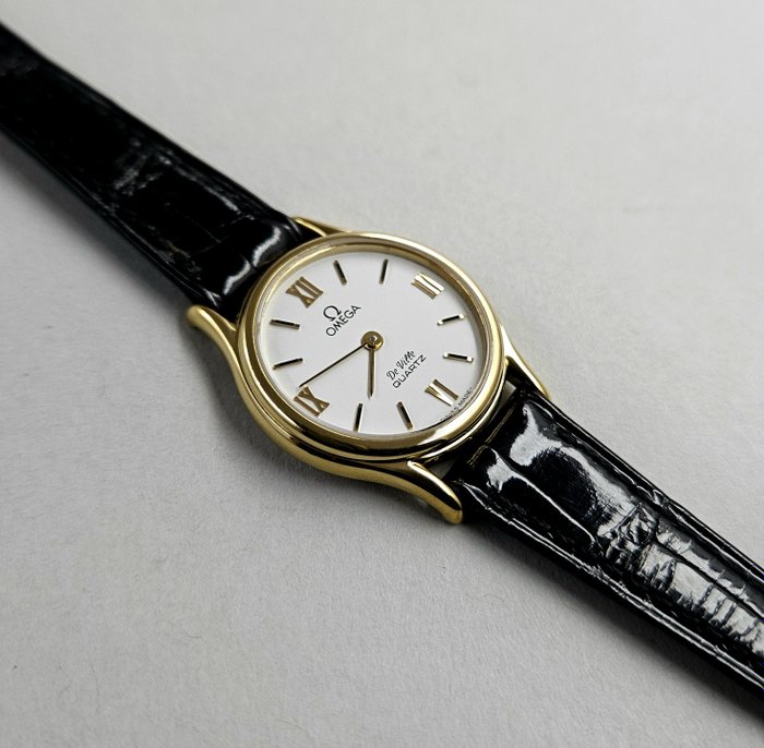 Omega - Ingen mindstepris - 591.0094.1 - Kvinder - De Ville Lady 18k GP (1979)