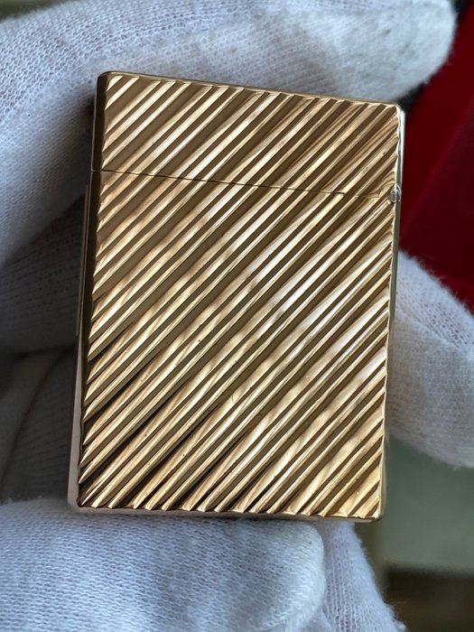 S.T. Dupont - Rare Vintage Small  Ligne 1  with Box - Lighter - Forgyldt