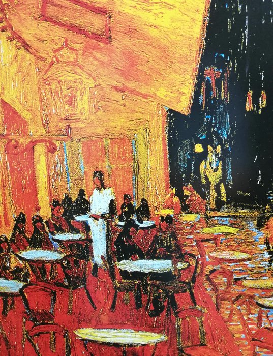 Van Gogh - La Terraza del Café nocturno - Big Size