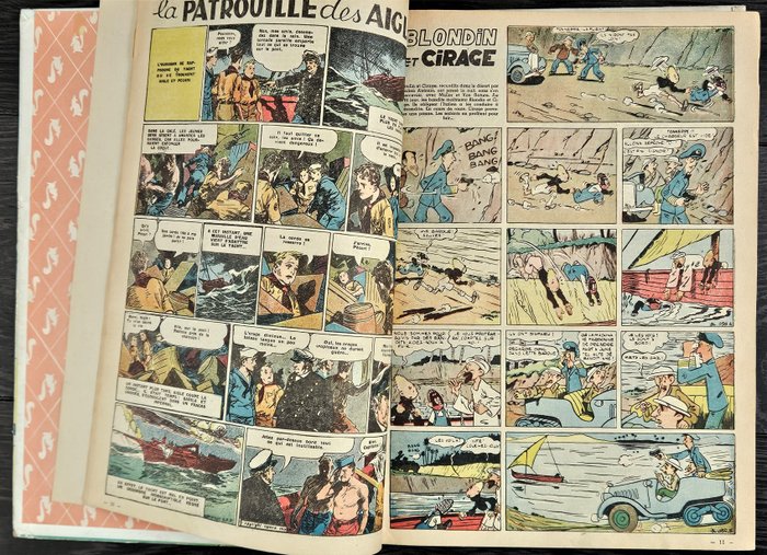 Spirou (magazine) - Recueil N°28 - 1 Album - Første udgave - 1949