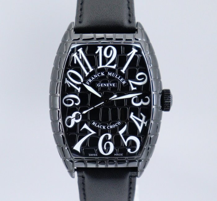 Franck Muller - Black Croco - Ingen mindstepris - 8880 SC BLK CRO - Mænd - 2011-nu