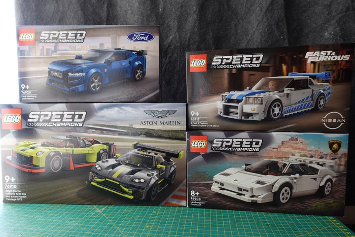 Lego - Speed Champions - 76910+76908+76917+76920