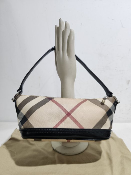 Burberry - Baguette Bag - Classic Check Bag - Anni 2000 - Skuldertaske