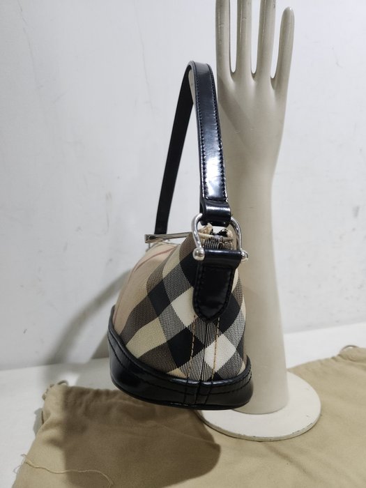 Burberry - Baguette Bag - Classic Check Bag - Anni 2000 - Skuldertaske