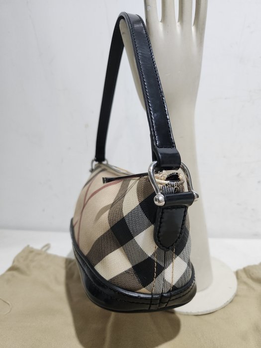 Burberry - Baguette Bag - Classic Check Bag - Anni 2000 - Skuldertaske