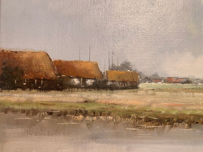 B.H. Slotman (1939) - Boerderij aan de vaart