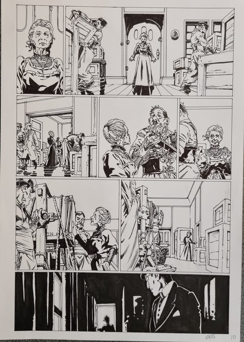 Gess - 1 Original page - L'Homme truqué - 2013