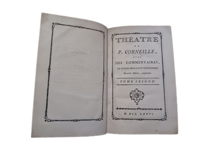 P. Corneille - Théatre de P. Corneille - 1776