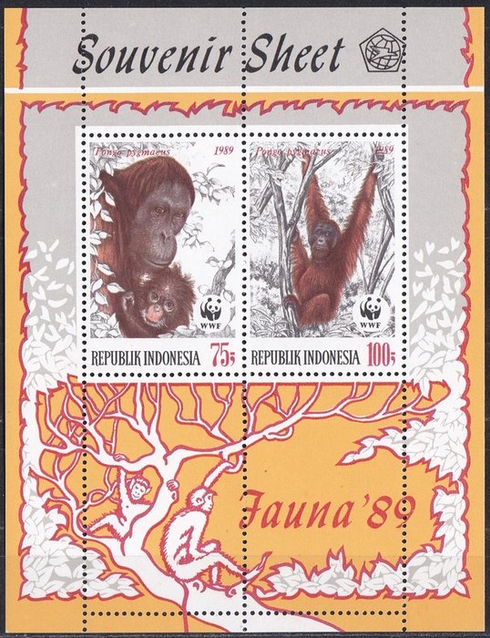 Indonesien  - Indsamling Indonesia MNH