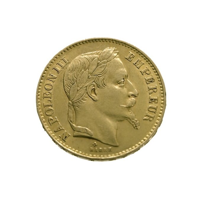 Frankrig. Napoléon III (1852-1870). 20 Francs 1868-BB, Strasbourg