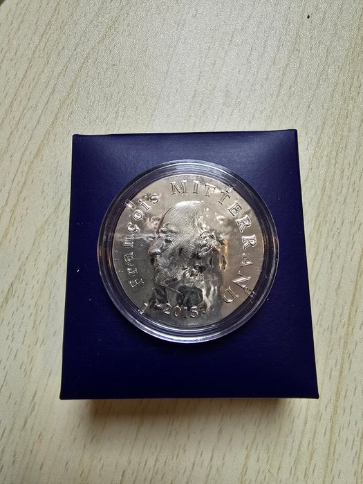 Frankrig. 10 Euro 2015 "François Mitterrand" Proof  (Ingen mindstepris)