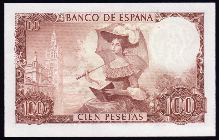 Spanien. - 10 banknotes - various dates  (Ingen mindstepris)