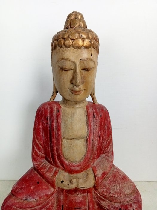 Buddha (60 cm) i dyb koncentration (samādhi mudra) - Indonesien  (Ingen mindstepris)