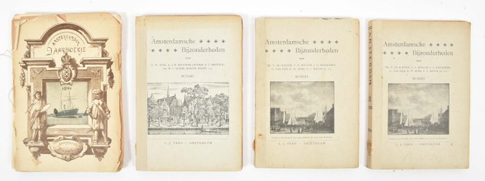 [Almanac] - Amsterdamsch Jaarboekje (11 vols.) - 1888-1904