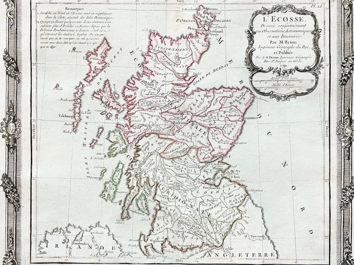 Ecosse - Royale-Uni; Louis-Charles DESNOS - L'Ecosse - 1781-1800